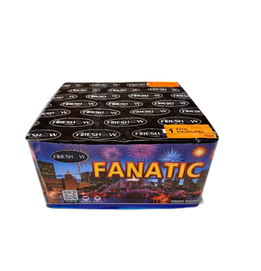 Baterie de artificii Fireshow Fanatic 100 focuri 20 mm HF2213