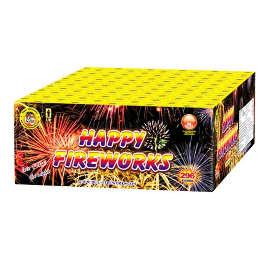 Baterie de artificii 296 focuri 16 mm Tropic Happy Fireworks Tf007